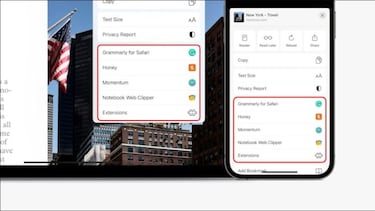 Safari para iPhone contará con extensiones web
