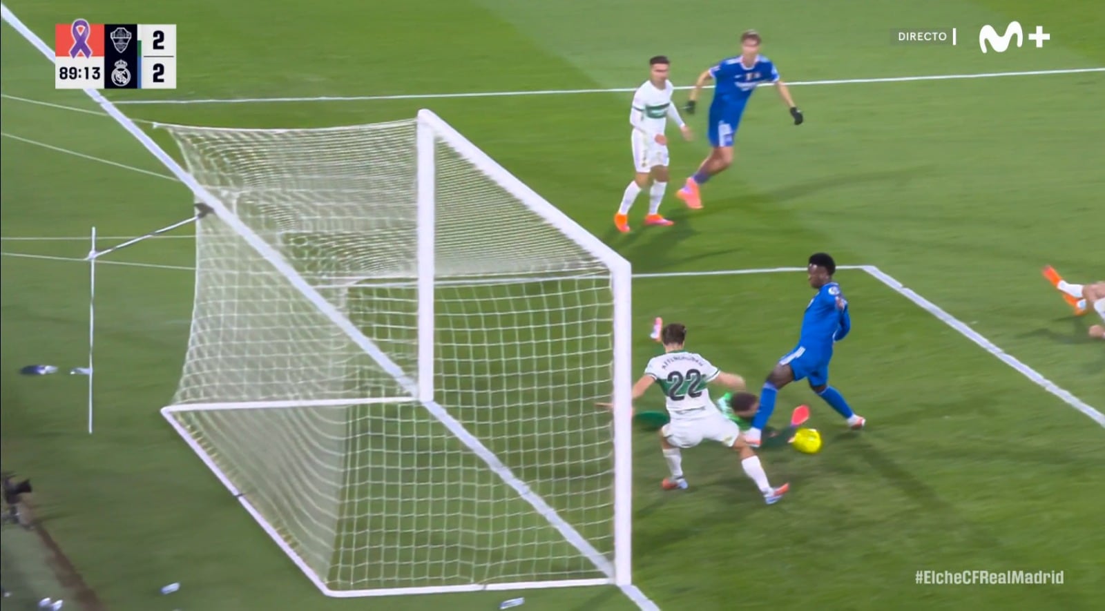 Iturralde: "Es falta de Vinicius a Iñaki Peña en el 2-2, le golpea con la pierna"