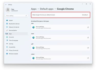 Windows 11 te da más libertad para cambiar el navegador predeterminado