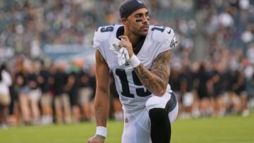 J.J. Arcega-Whiteside cambia su posici¨®n para seguir en la NFL