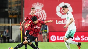 Budimir durante un instante del partido.