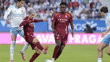 Luis Chacón durante un partido con la Cultural