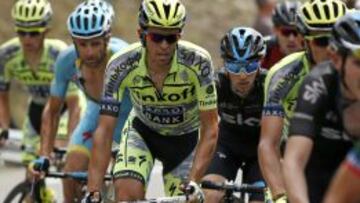 DECIDIDO. Alberto Contador, durante este Tour 2015.