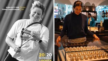 Muguruza, 'invitada' este lunes al regreso de Kim Clijsters