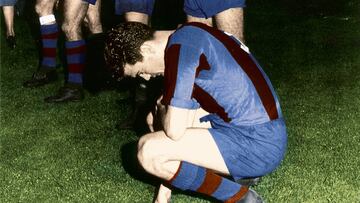 En 1961 el Barcelona cae derrotado frente al Benfica, en la que sería la primera final para el equipo azulgrana.


