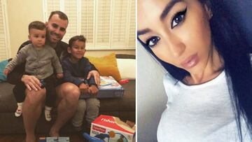 Imágenes de Jesé Rodríguez con sus dos hijos mayores y de Aurah Ruiz.