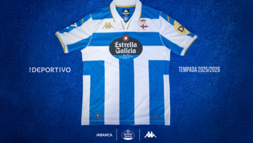 El Depor presenta la camiseta 2025-2026 con un guiño vintage a Europa