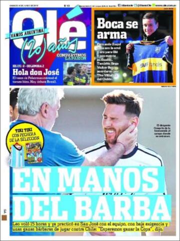Portadas de la prensa mundial
