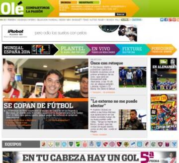 Portadas de la prensa extranjera