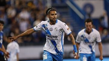 Ricardo Marin celebrates his goal 1-2 of Puebla during the match between CF Montreal vs Puebla as part of Phase One of the Leagues Cup 2025 at Stade Saputo Stadium on August 05, 2024 in Montreal, Quebec, Canada.