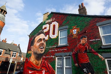 El Atlético se suma al recuerdo de Anfield a Diogo Jota