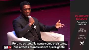 Seedorf en Italia: “A veces el sistema es más racista que la gente”