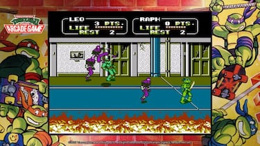 Las Tortugas Ninja (TMNT) regresan en esta colección de 13 clásicos de 8 y 16 bits