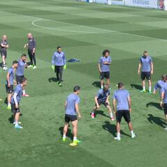 Coentrao se 'merienda' un caño en el rondo y cunde la locura total