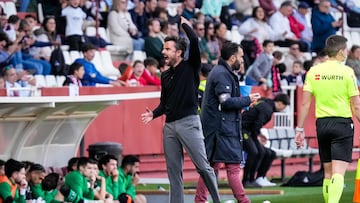 Partido de la jornada 27 de la Segunda División 2023-2024 de la liga de fútbol española, Liga Hypermotion, entre Albacete-Racing Santander disputado el 18/2/2024 en el Carlos Belmonte. Foto Josema Moreno