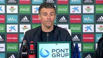 Luis Enrique, sobre la polémica: "Los árbitros necesitan ayuda"