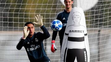 Keylor entrenó con el grupo y apura opciones para ir a Roma