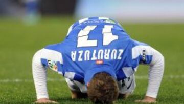 NO ESTÁ. Zurutuza cayó lesionado recientemente y no podrá estar en el debut de la Copa.