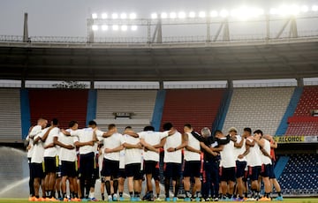 Así fue la primera práctica de la Selección Colombia en el Metro