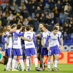 Pleno de triunfos contra el Racing en La Romareda en Segunda
