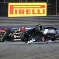 Bahrein: 'Top 5' de accidentes en Sakhir, el circuito del desierto