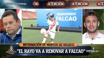 El Chiringuito asegura que Falcao renovará con el Rayo Vallecano