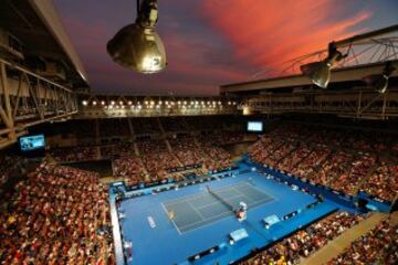 Gran ambiente en el Hisense Arena de Melbourne. 