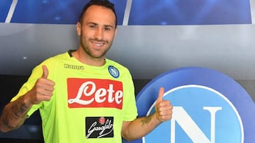 Ospina tendrá dos meses para adueñarse del arco de Napoli