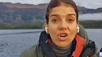 Alerta de tsunami, tras el terremoto en Chile, encuentra a María Luisa Godoy navegando en el Estrecho de Magallanes y así lo comunica en TVN