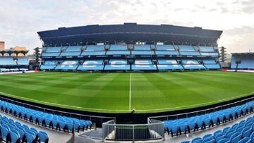 Estadio Municipal de Bala&iacute;dos, escenario el pr&oacute;ximo 27 de marzo del partido entre el Celta B y el Deportivo.