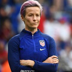 Rapinoe no jugó las semis por un problema en los isquiotibiales