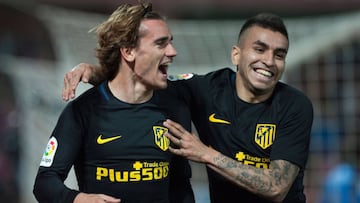 Griezmann y Correa, jugadores del Atlético de Madrid