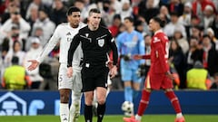 Who is François Letexier, the referee for the UCL second leg between Real Madrid and Arsenal