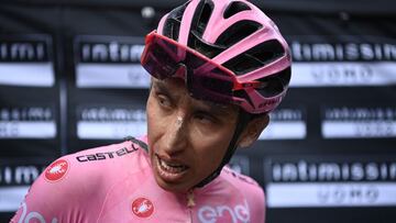 Egan Bernal brill&oacute; en la etapa 11 del Giro de Italia y sac&oacute; tiempo a sus rivales principales en la carrera. Asegur&oacute; que est&aacute; feliz y debe seguir enfocado.