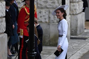 Primeras imágenes de Kate Middleton en su reaparición por el desfile Trooping the Colour