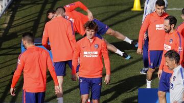 22/02/19 ENTRENAMIENTO ATLETICO DE MADRID GRIEZMANN GRUPO