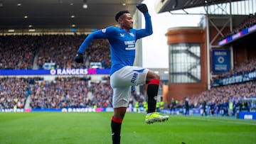 Óscar Cortés anotó un gol en la victoria de Rangers FC sobre Hearts en la Scottish Premiership.