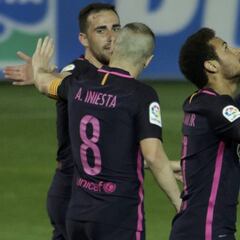 Neymar: 100 goles con el Barça en 11 partidos menos que Messi