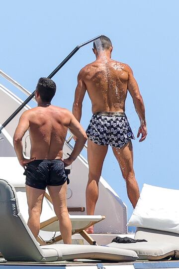 Cristiano Ronaldo y Georgina Rodríguez disfrutaron en las Islas Baleares de sus vacaciones.