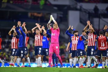 El Guadalajara, quien partía como víctima frente al América, sale con un punto del nido