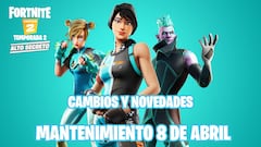 Fortnite - Notas del parche del 8 de abril: cambios y novedades