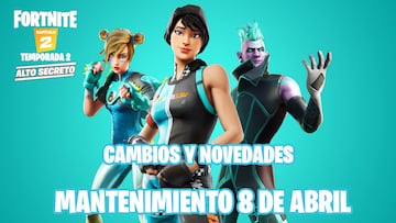 Fortnite - Notas del parche del 8 de abril de 2020: cambios y novedades