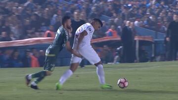 Jugador de Chapecoense hizo su versión del 'dedo de Jara'