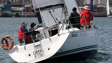 El 'Lasai', ganador de la Regata a la Inversa-BBVA