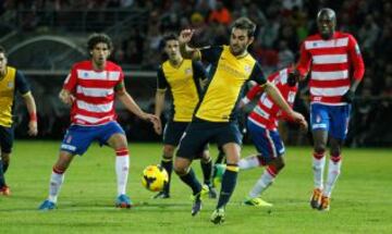 Adrián fue titular.