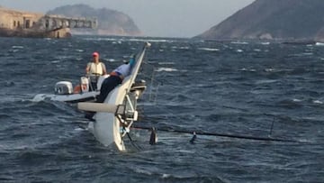 Fuerte tormenta complica a los veleristas chilenos