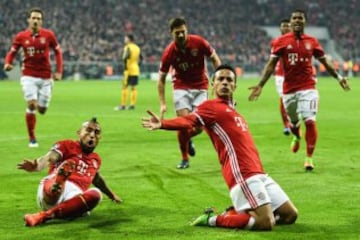 Bayern vs Arsenal, en imágenes