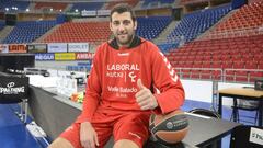 Pieza clave baskonista. Giannis Bourousis, fundamental en la gran temporada del Laboral Kutxa.