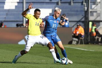 Imágenes del partido entre Colombia y Eslovaquia por los octavos de final del Mundial Sub 20 en el estadio San Juan del Bicentenario.