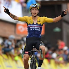 Repaso de Roglic en el Col de Porte que le da el liderato